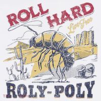 Roll Hard Live Free Roly Poly Wild West Rodeo Cowboy Women's Hoodie thumb 2