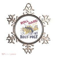 Roll Hard Live Free Roly Poly Wild West Rodeo Cowboy Ornament thumb 0