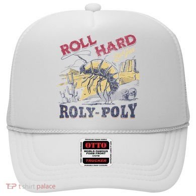 Roll Hard Live Free Roly Poly Wild West Rodeo Cowboy Hat