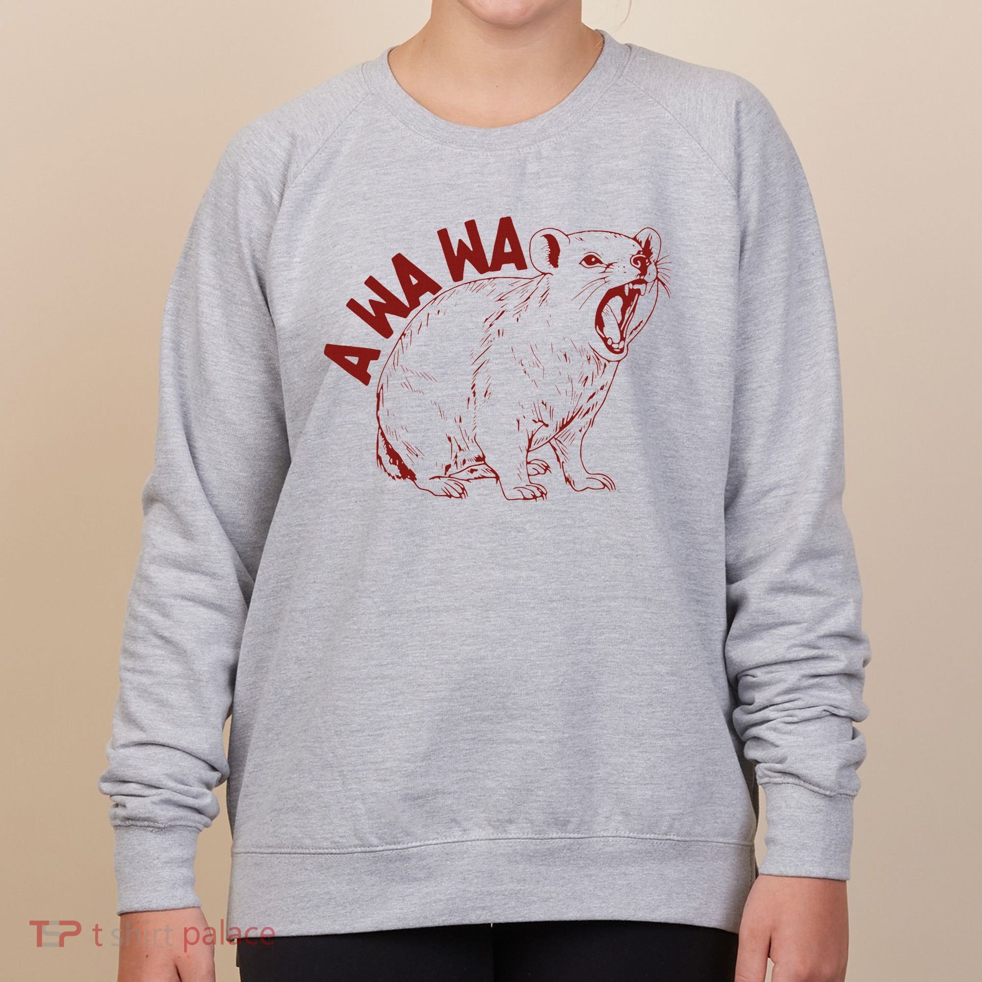Rock Hyrax Lover Awawa Funny Groundhog Dassi Women's Sweatshirt