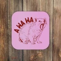 Rock Hyrax Lover Awawa Funny Groundhog Dassi Coaster thumb 0