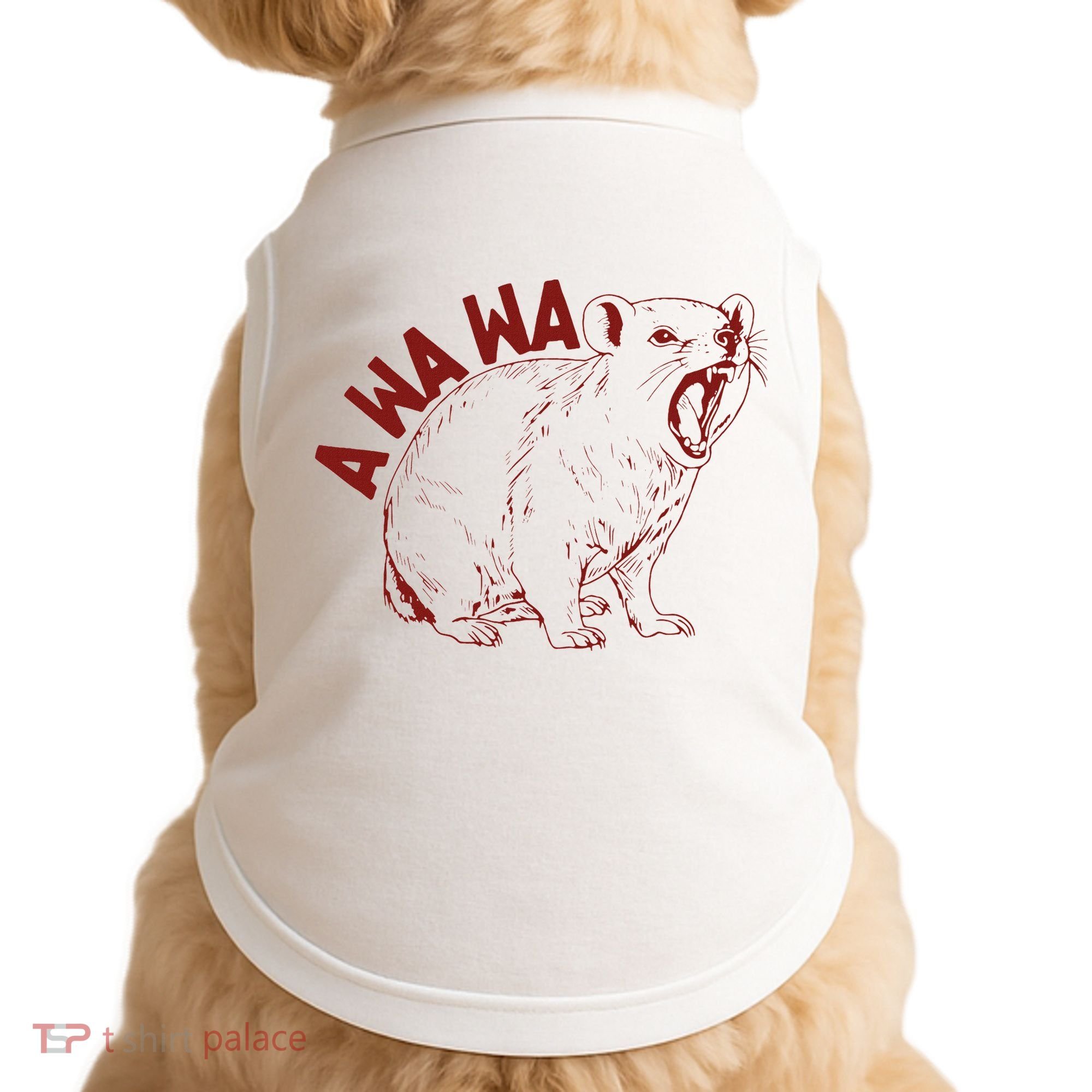 Rock Hyrax Lover Awawa Funny Groundhog Dassi Doggie Tank