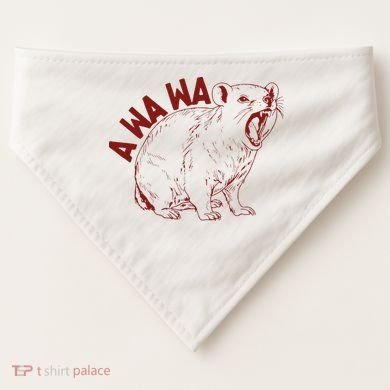 Rock Hyrax Lover Awawa Funny Groundhog Dassi USA-Made Doggie Bandana