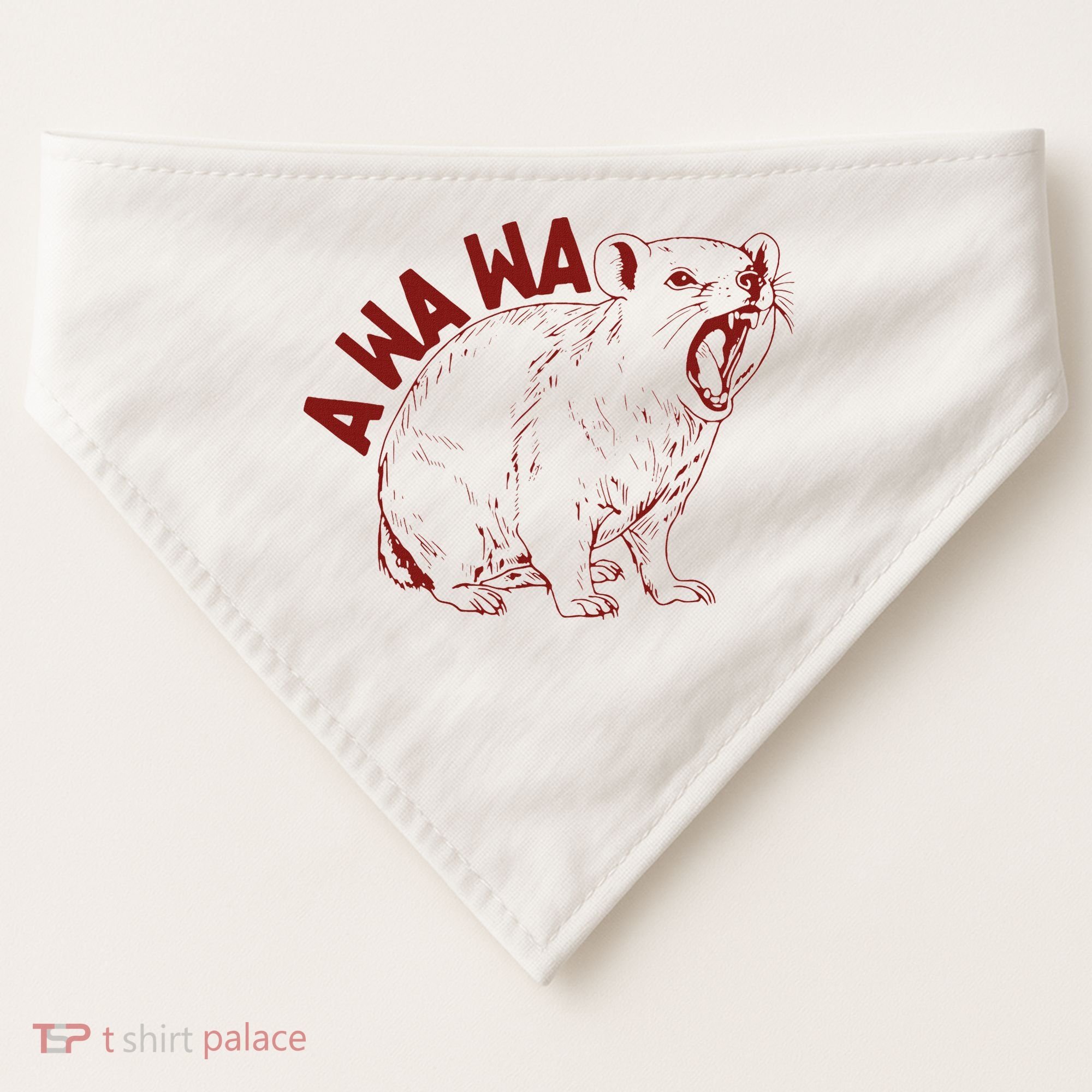 Rock Hyrax Lover Awawa Funny Groundhog Dassi USA-Made Doggie Bandana