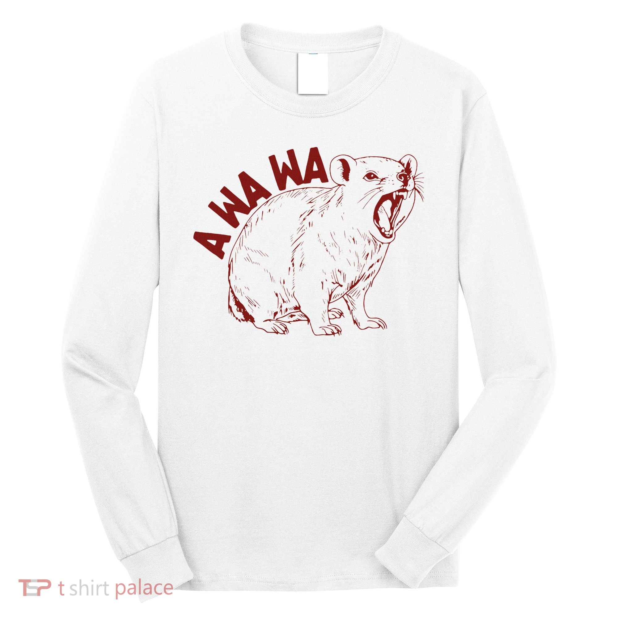 Rock Hyrax Lover Awawa Funny Groundhog Dassi Long Sleeve Shirt