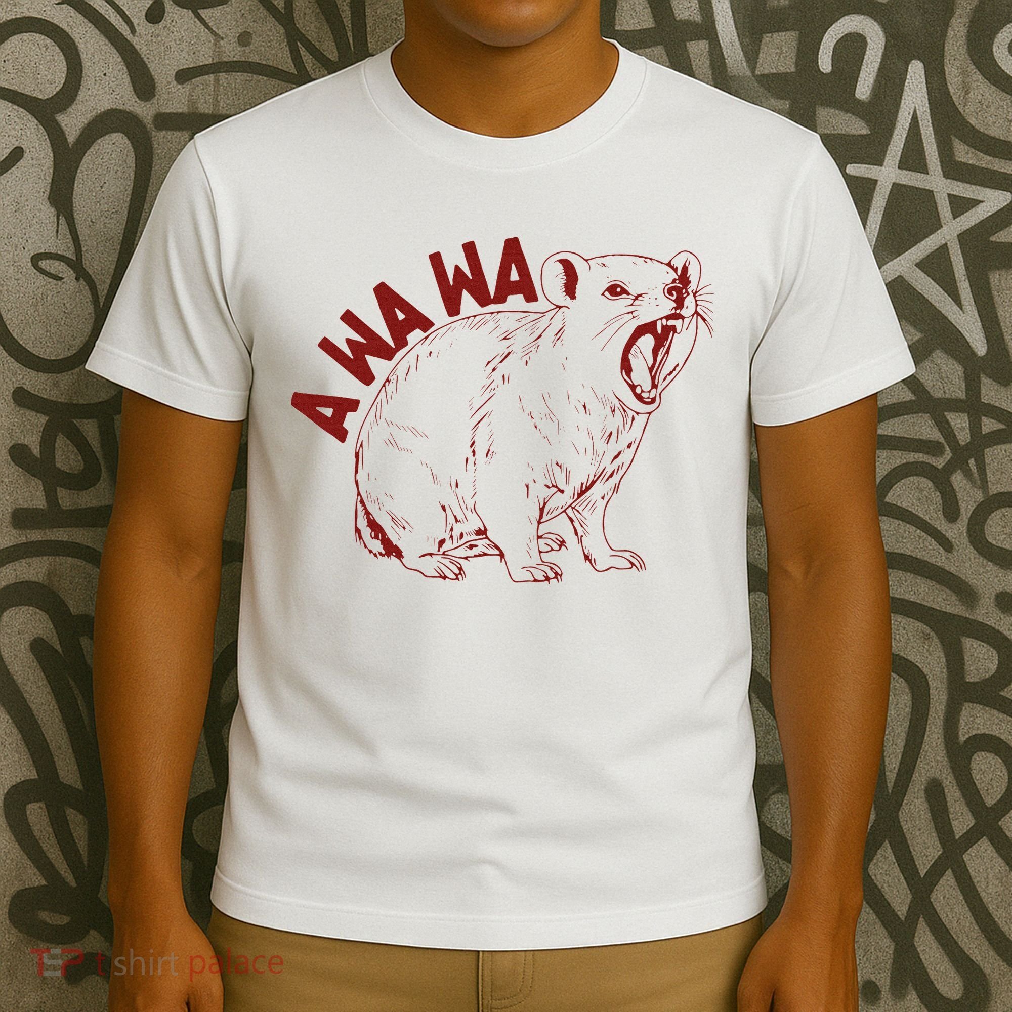 Rock Hyrax Lover Awawa Funny Groundhog Dassi T-Shirt