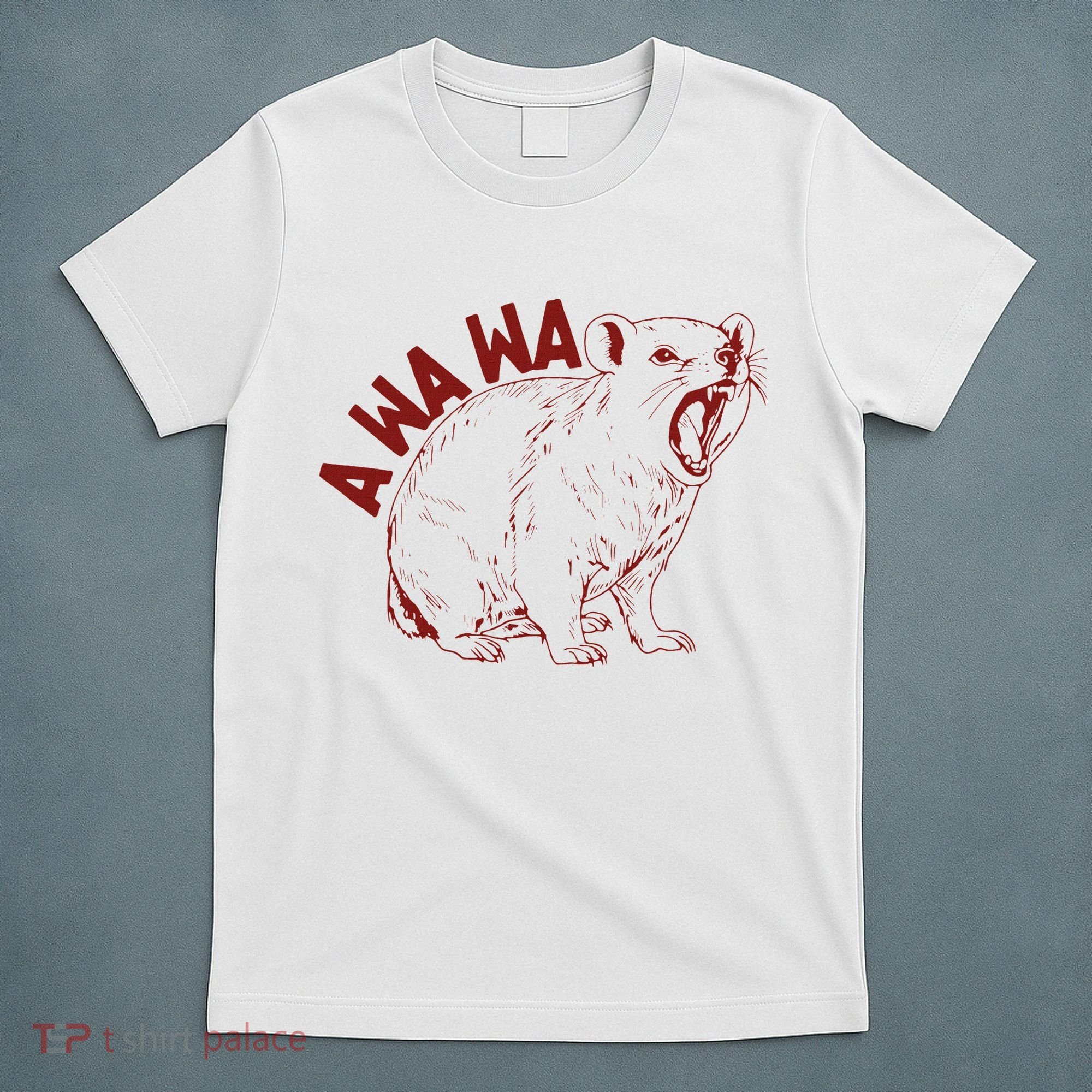 Rock Hyrax Lover Awawa Funny Groundhog Dassi T-Shirt