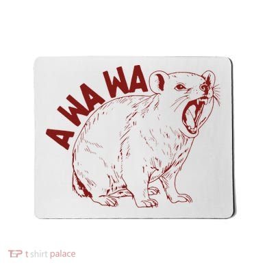 Rock Hyrax Lover Awawa Funny Groundhog Dassi Mousepad