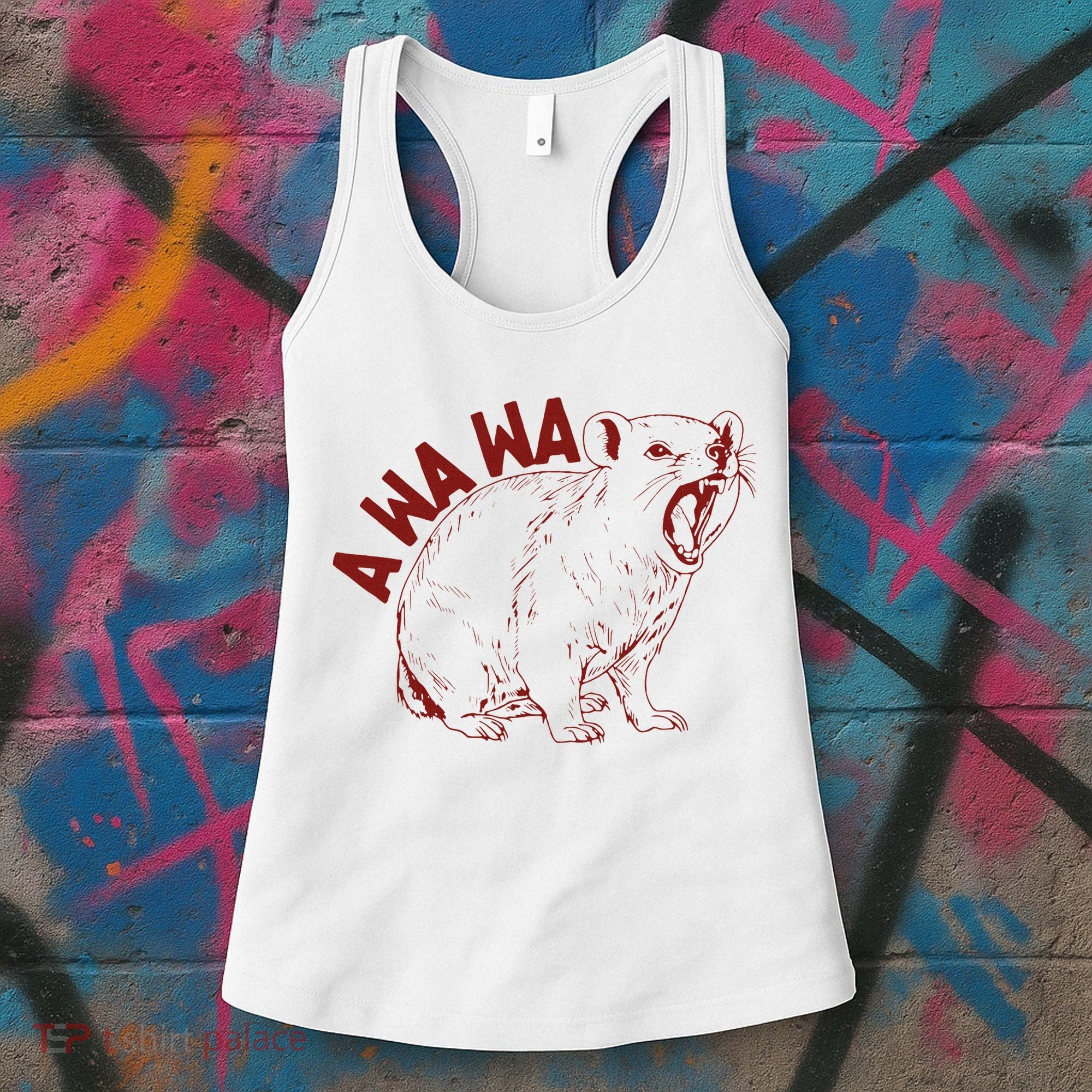 Rock Hyrax Lover Awawa Funny Groundhog Dassi Women's Tank Top