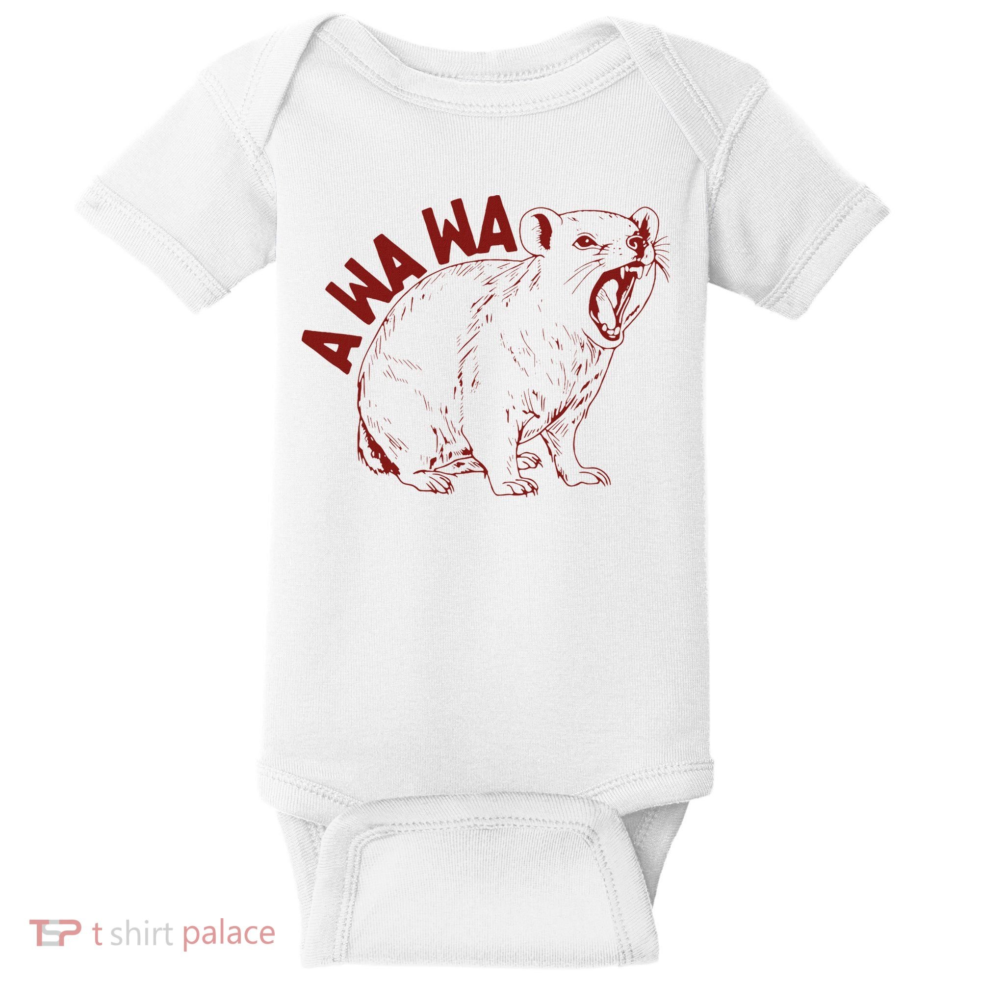 Rock Hyrax Lover Awawa Funny Groundhog Dassi Baby Bodysuit
