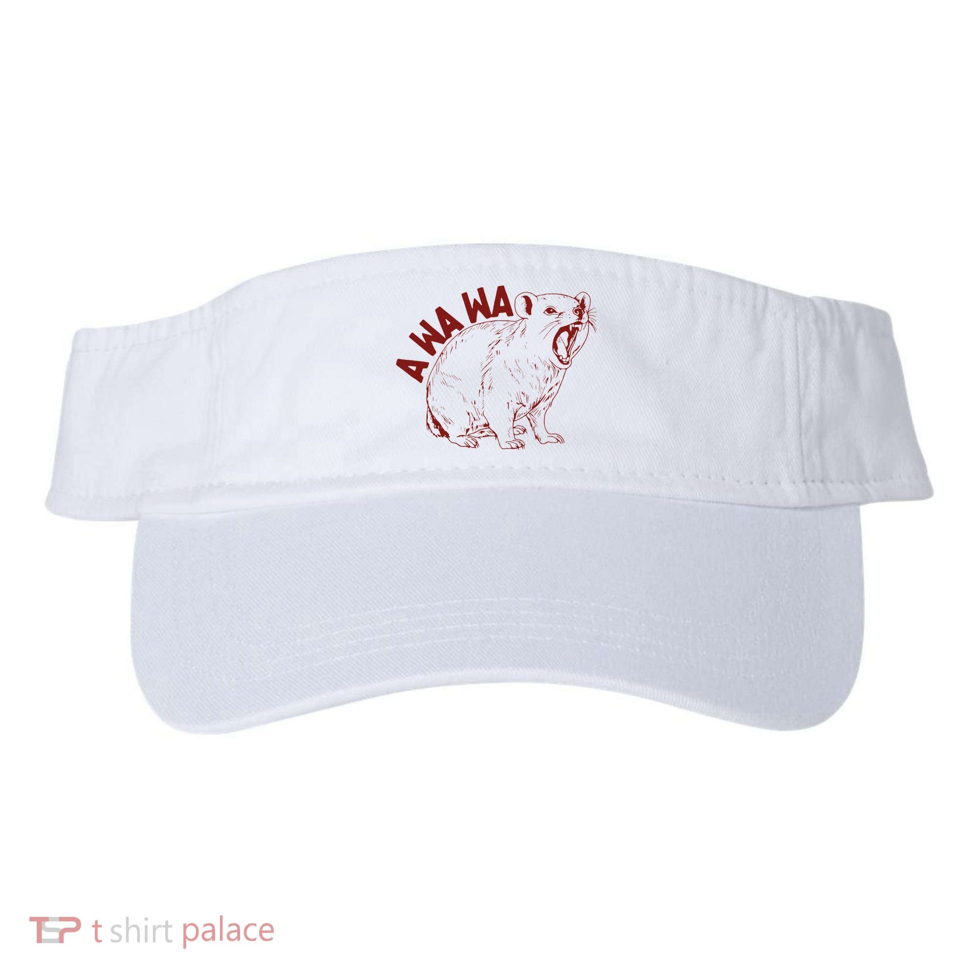 Rock Hyrax Lover Awawa Funny Groundhog Dassi Visor