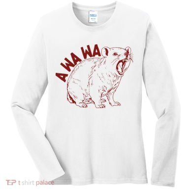 Rock Hyrax Lover Awawa Funny Groundhog Dassi Women's Long Sleeve Shirt