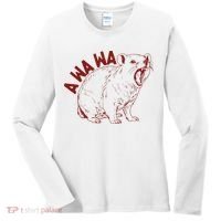 Rock Hyrax Lover Awawa Funny Groundhog Dassi Women's Long Sleeve Shirt thumb 0