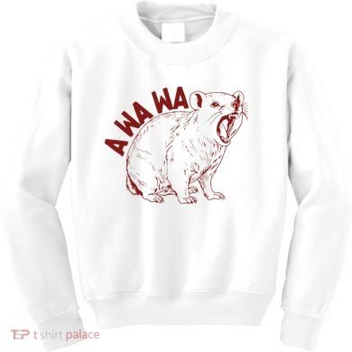 Rock Hyrax Lover Awawa Funny Groundhog Dassi Kids Sweatshirt