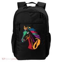 Rainbow Horse Lover Cute Backpack thumb 0