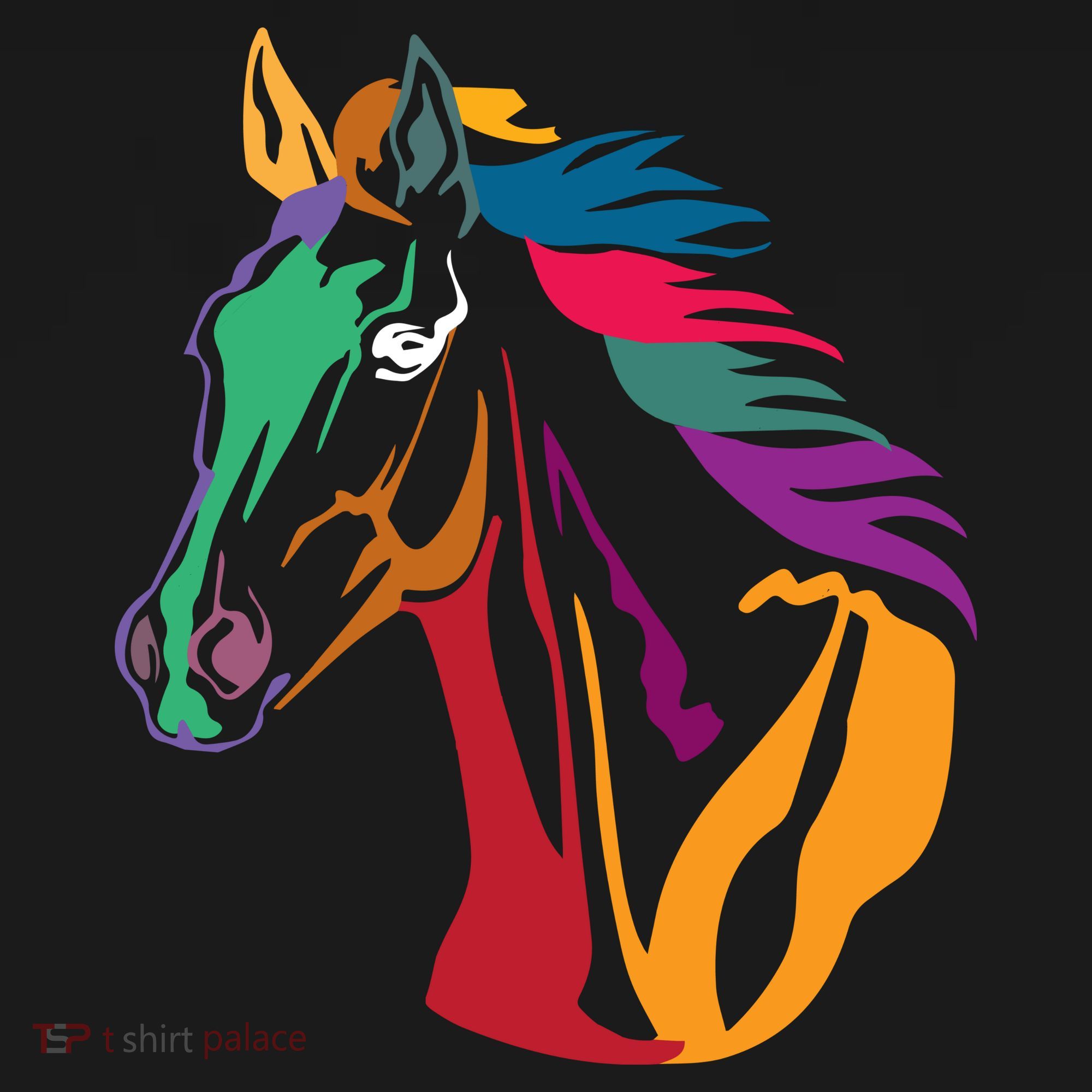 Rainbow Horse Lover Cute Backpack