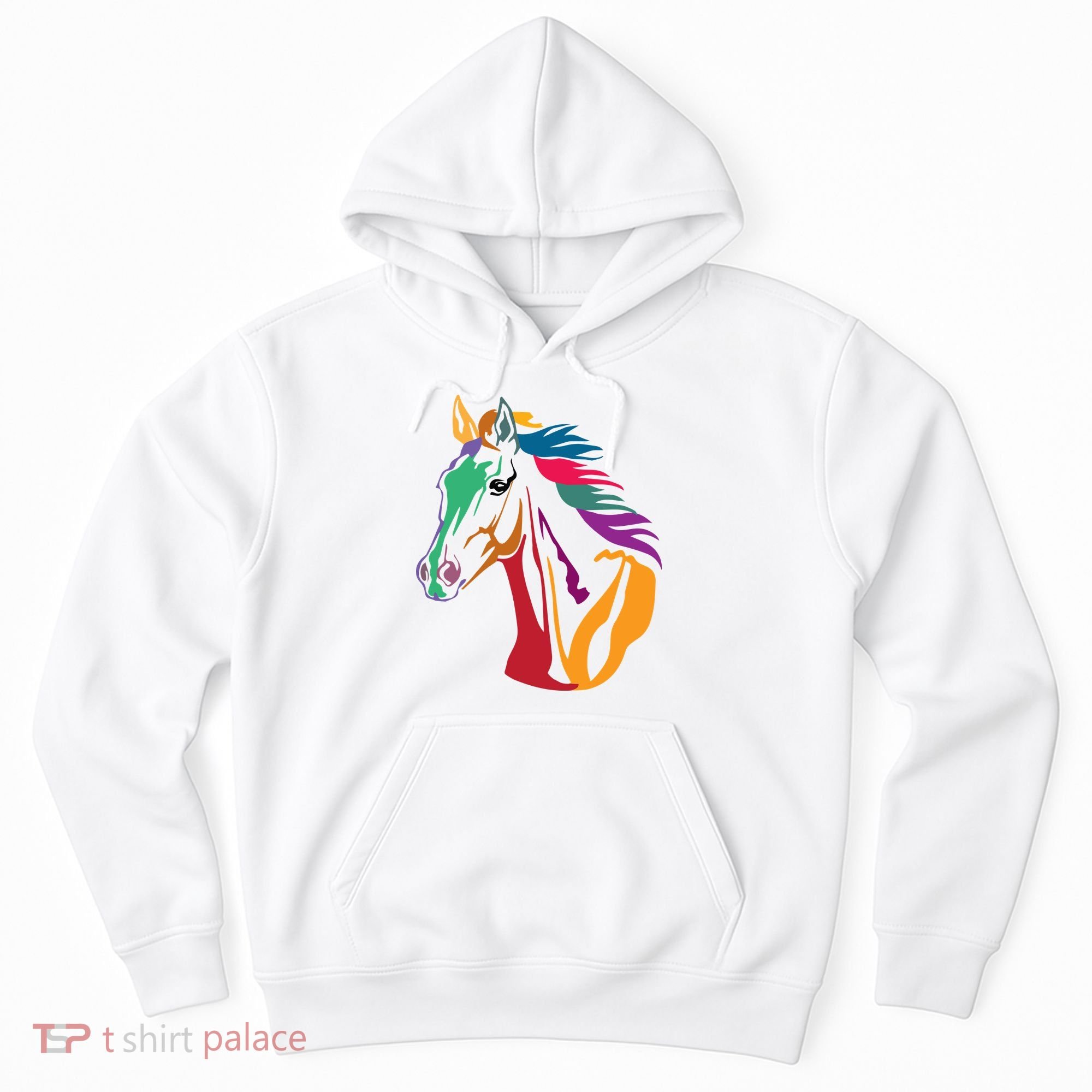 Rainbow Horse Lover Cute Hoodie