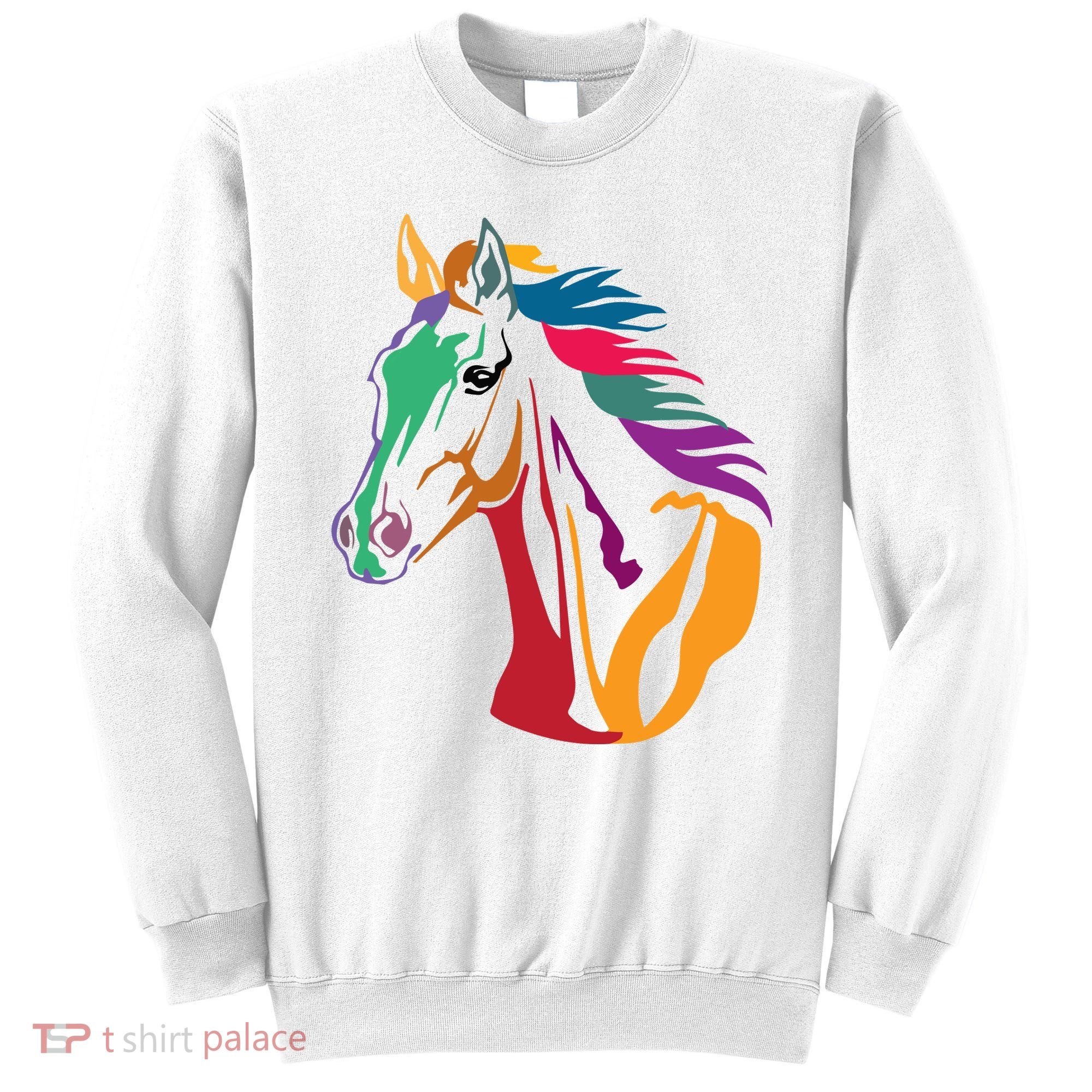 Rainbow Horse Lover Cute Sweatshirt