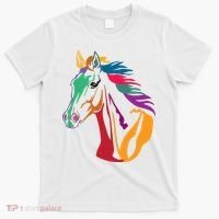 Rainbow Horse Lover Cute T-Shirt thumb 0