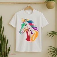 Rainbow Horse Lover Cute T-Shirt thumb 2