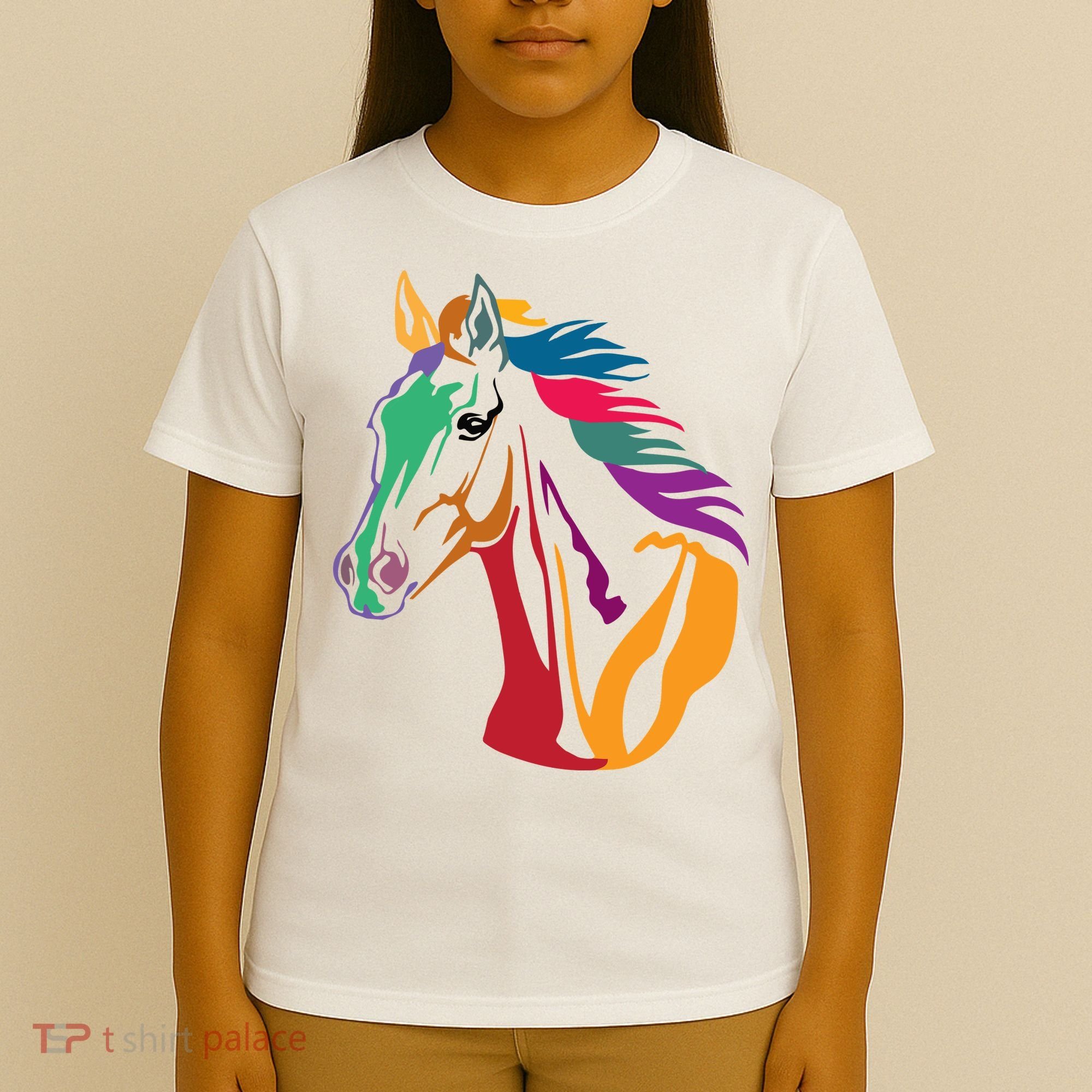 Rainbow Horse Lover Cute T-Shirt