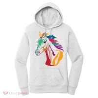 Rainbow Horse Lover Cute Women's Hoodie thumb 0