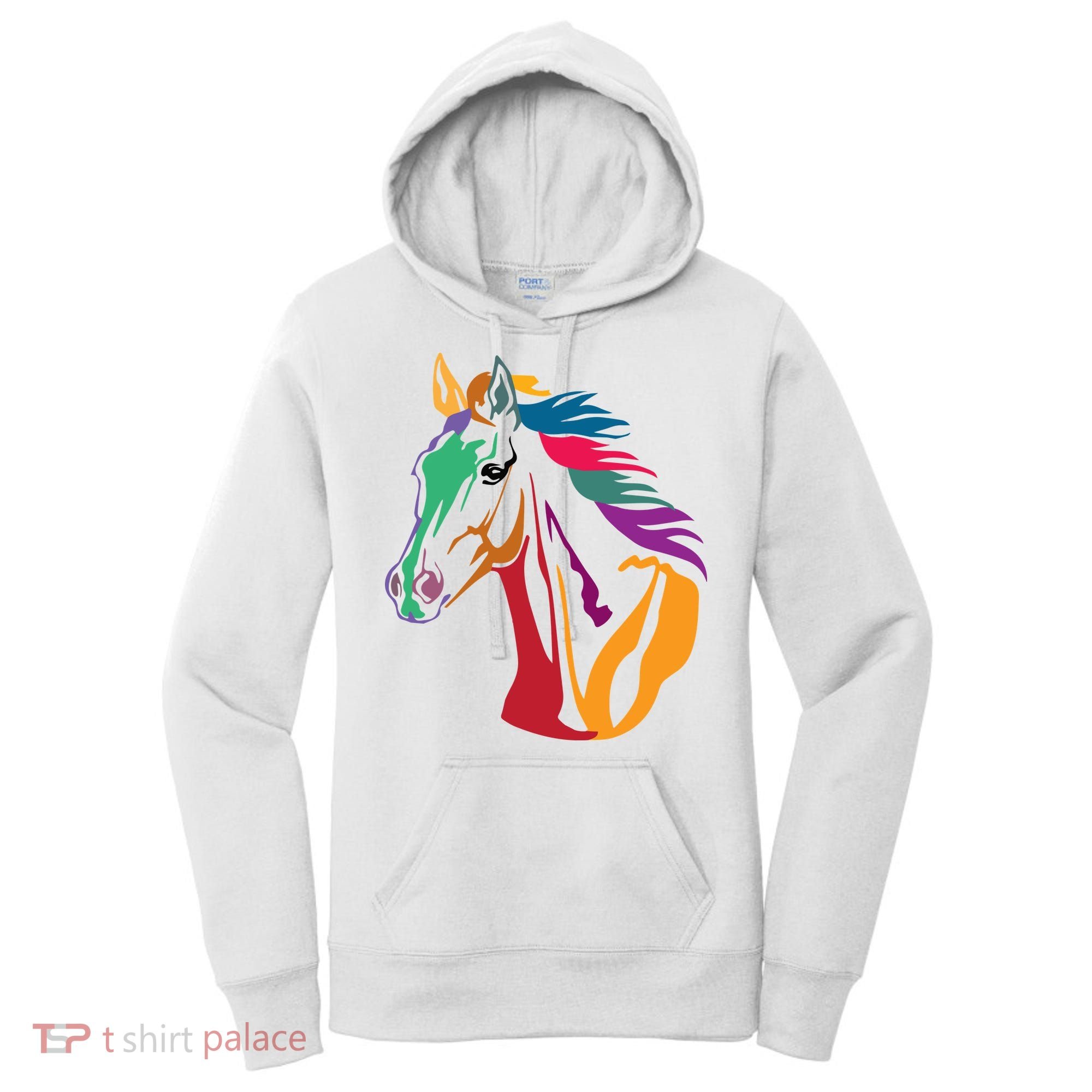 Rainbow Horse Lover Cute Women's Hoodie