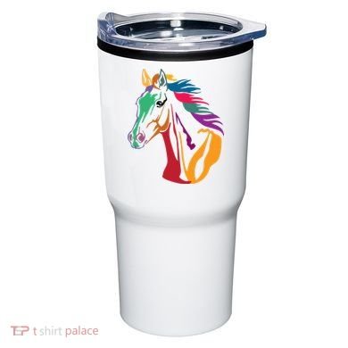 Rainbow Horse Lover Cute Tumbler
