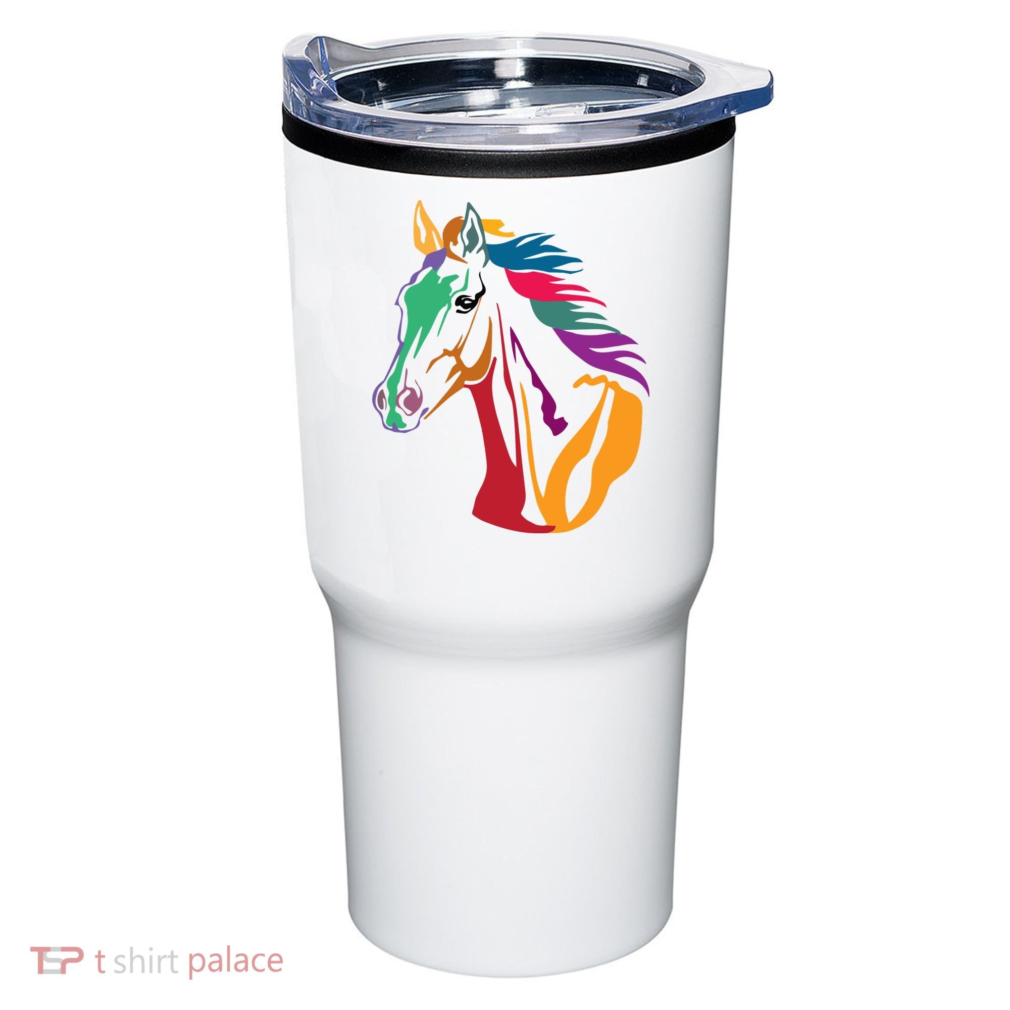Rainbow Horse Lover Cute Tumbler