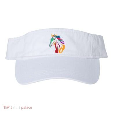 Rainbow Horse Lover Cute Visor