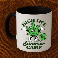Retro High Life Summer Camp Since 1978 Coffee Mug thumb 2