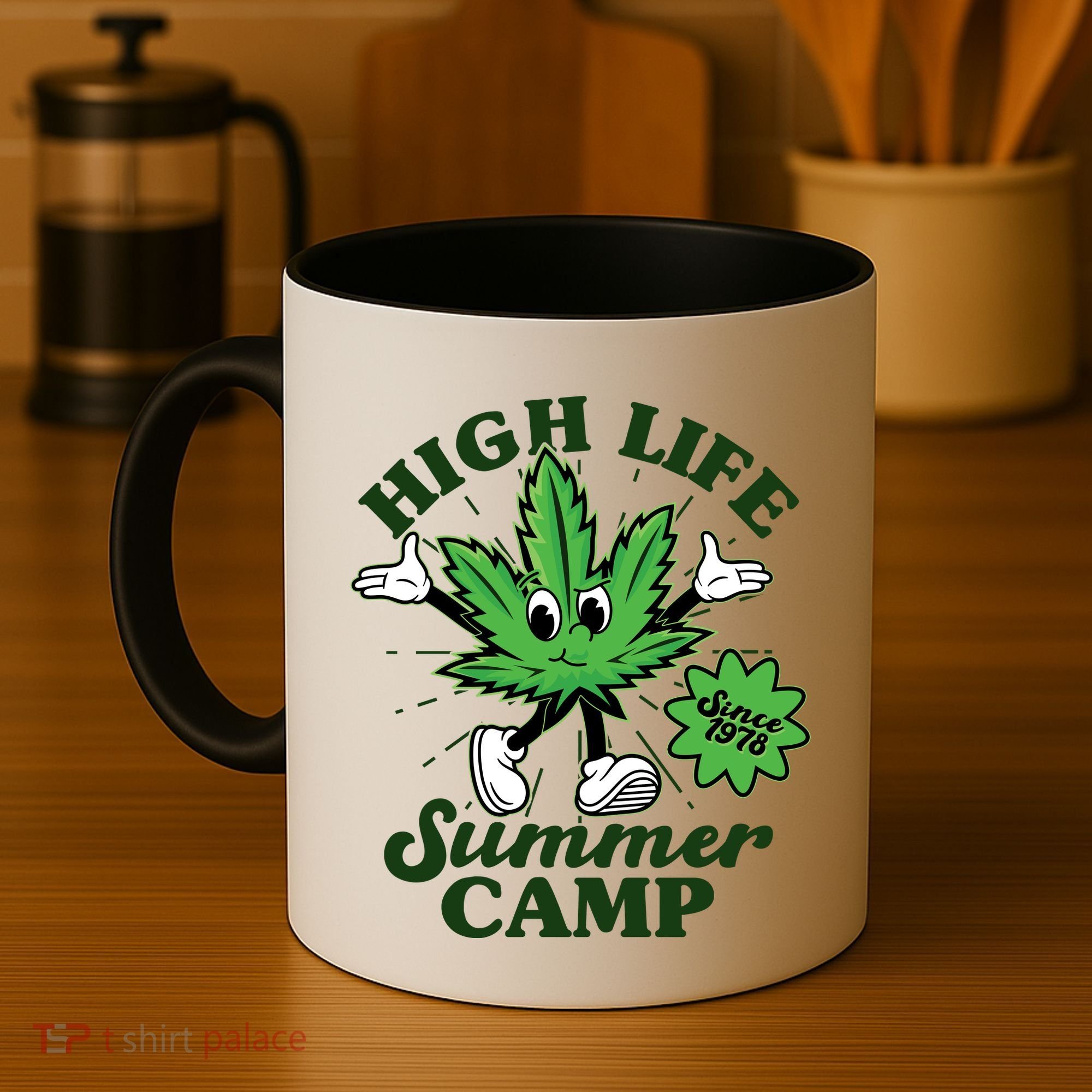 Retro High Life Summer Camp Since 1978 Coffee Mug