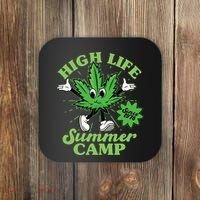 Retro High Life Summer Camp Since 1978 Coaster thumb 0