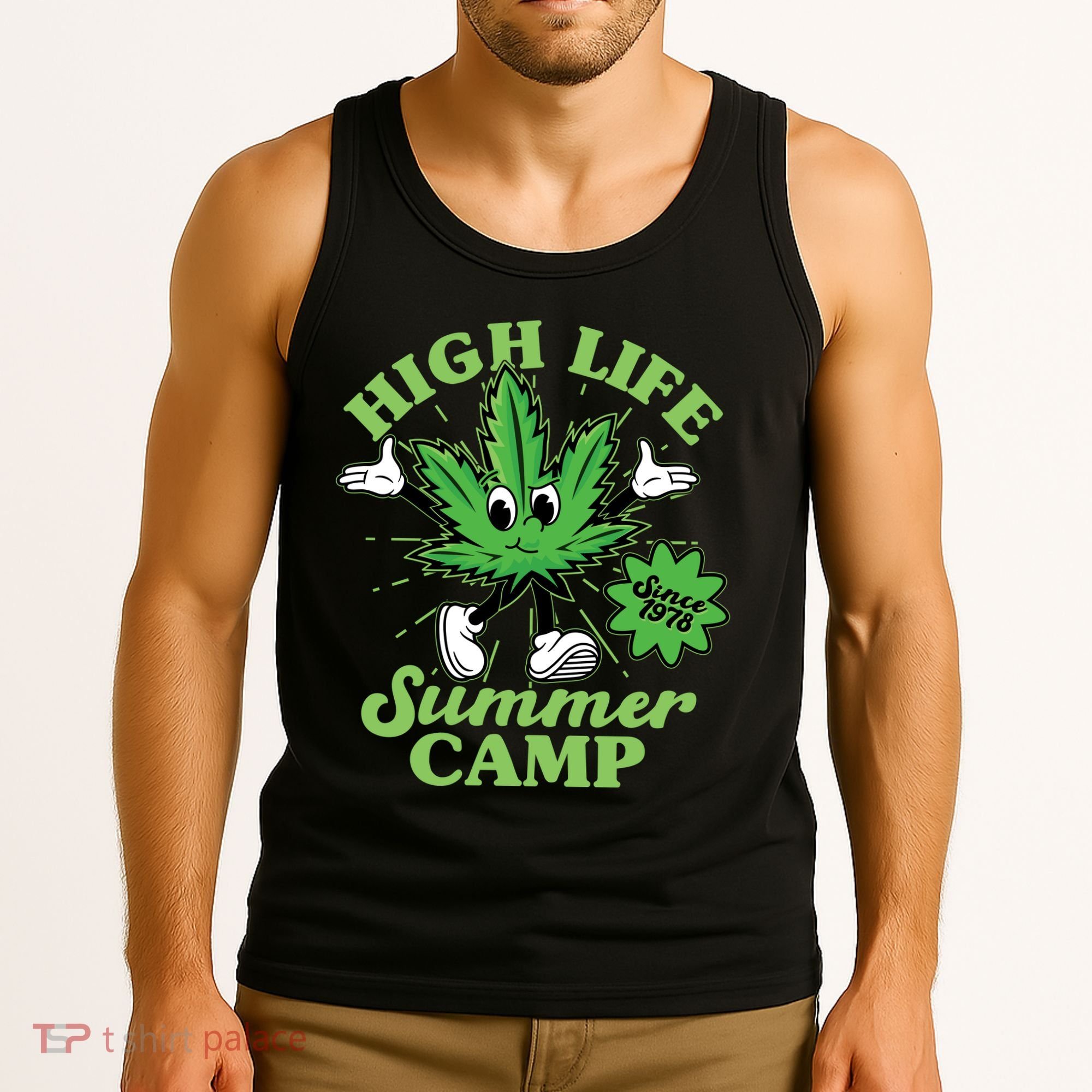 Retro High Life Summer Camp Since 1978 Tank Top