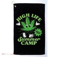 Retro High Life Summer Camp Since 1978 Golf Towel thumb 0