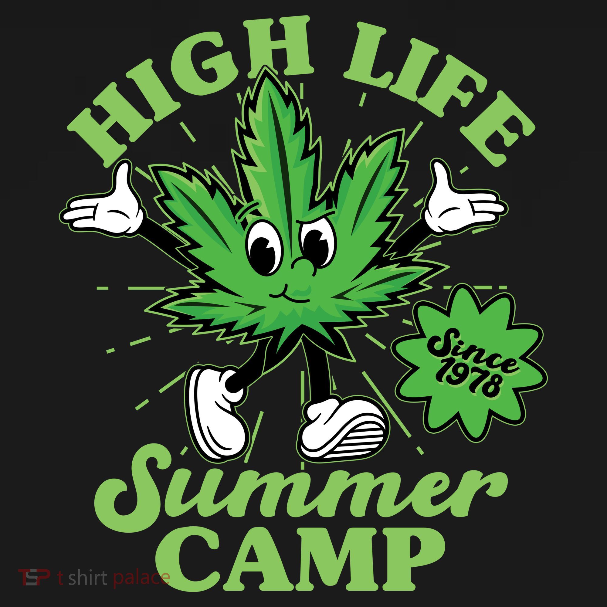 Retro High Life Summer Camp Since 1978 Women's T-Shirt