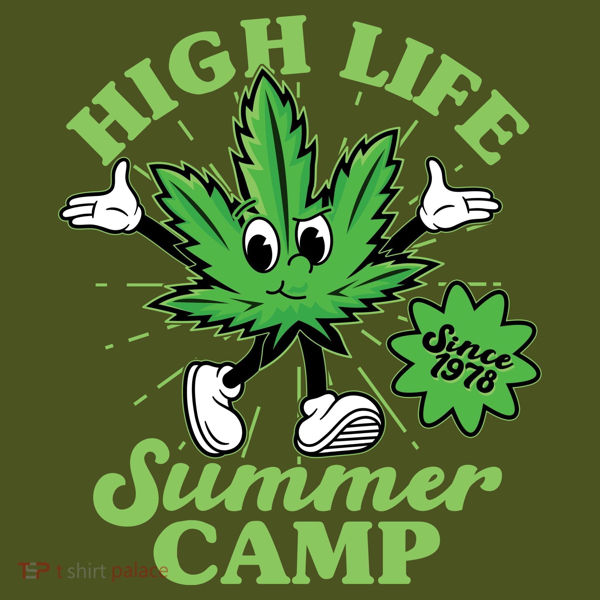 Retro High Life Summer Camp Since 1978 Long Sleeve Shirt