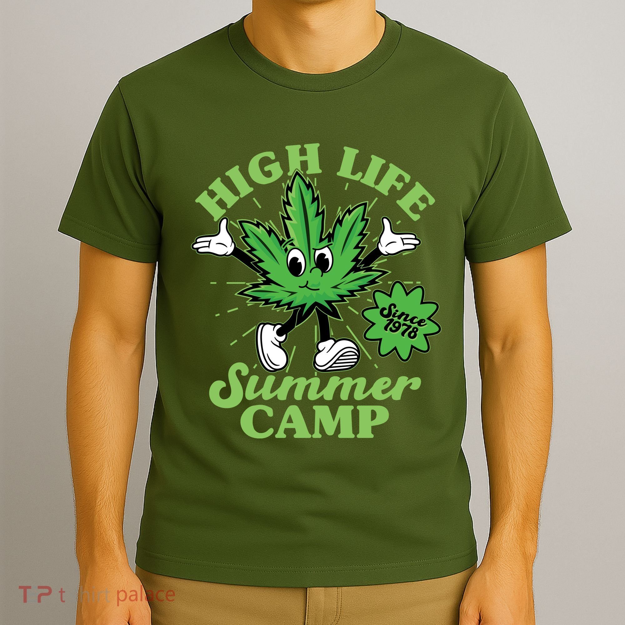 Retro High Life Summer Camp Since 1978 T-Shirt