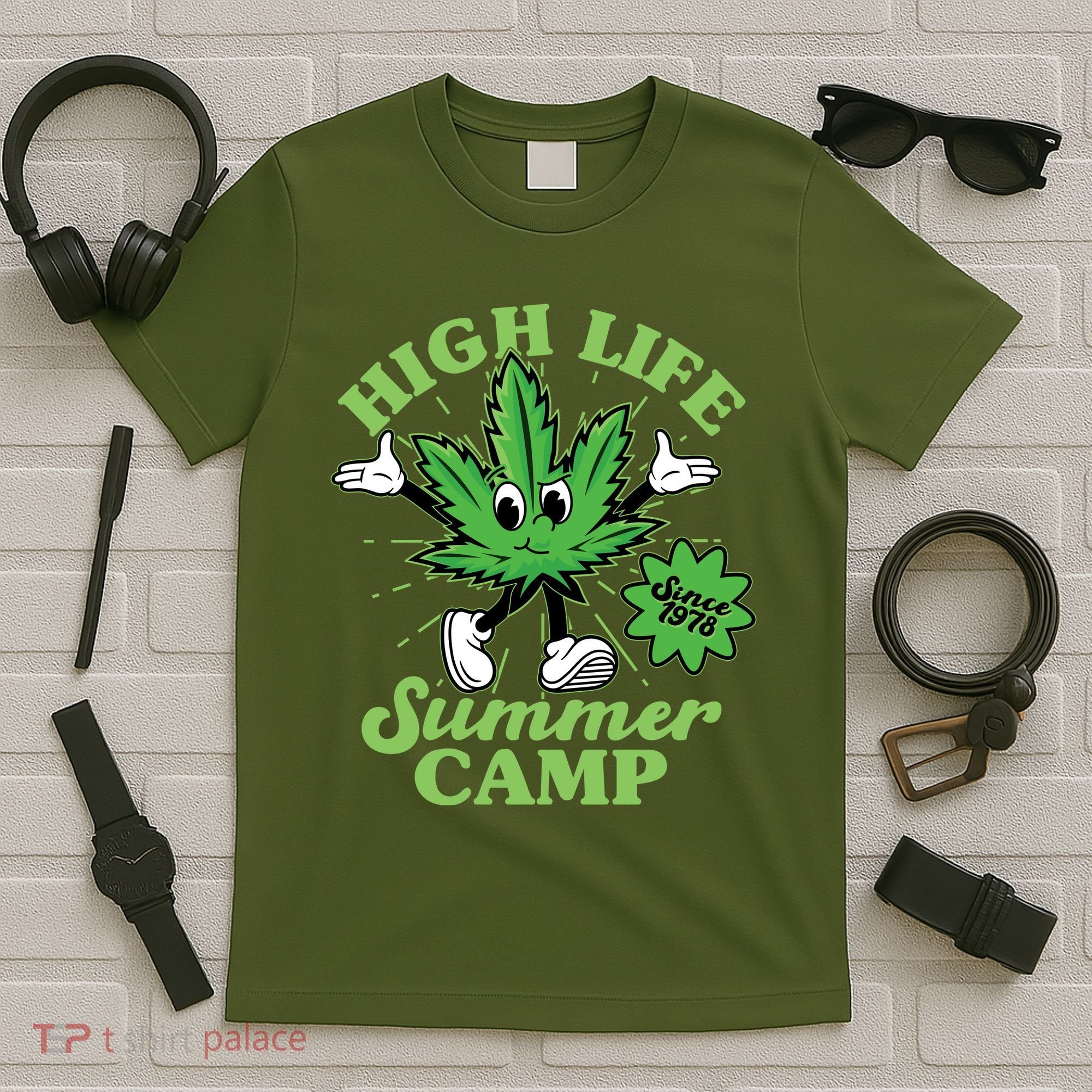 Retro High Life Summer Camp Since 1978 T-Shirt