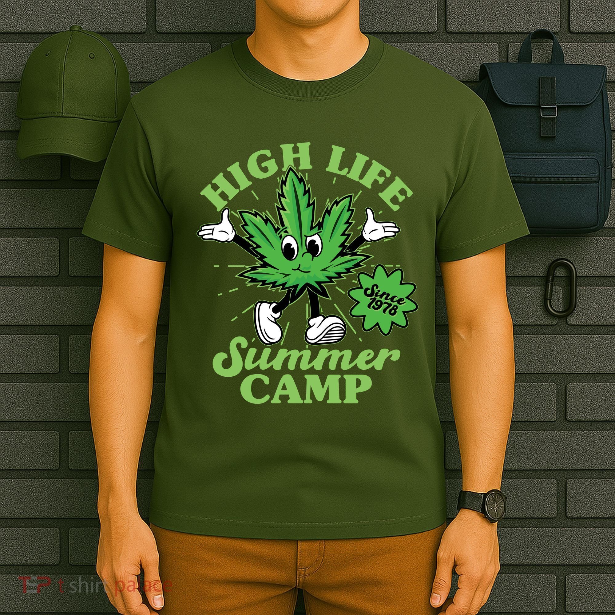 Retro High Life Summer Camp Since 1978 T-Shirt