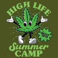 Retro High Life Summer Camp Since 1978 Mousepad thumb 1