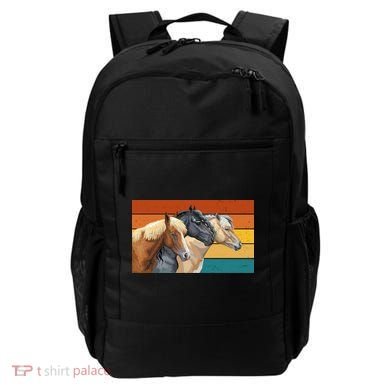 Retro Horses Lover Cute Gift Backpack