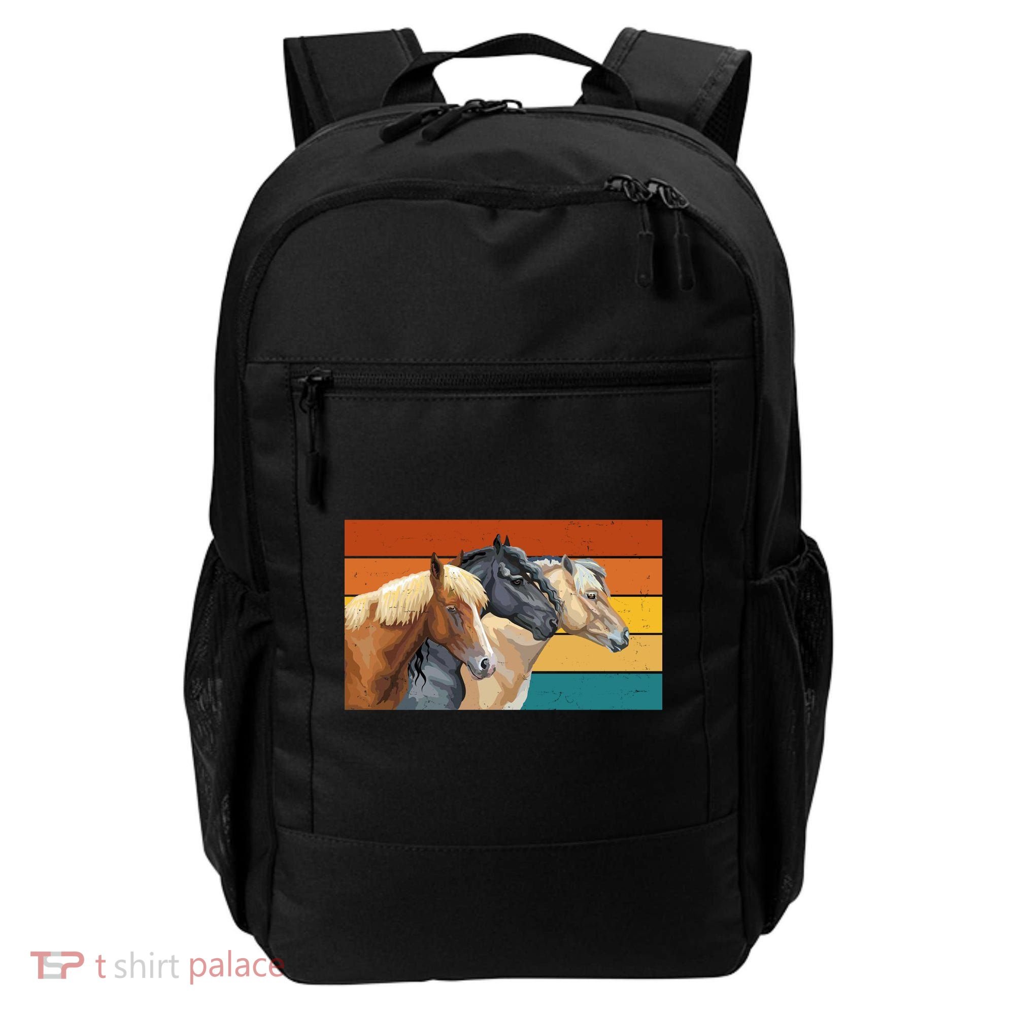 Retro Horses Lover Cute Gift Backpack