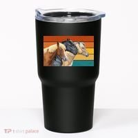 Retro Horses Lover Cute Gift Tumbler thumb 0