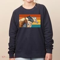 Retro Horses Lover Cute Gift Women's Sweatshirt thumb 0
