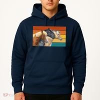 Retro Horses Lover Cute Gift Hoodie thumb 2