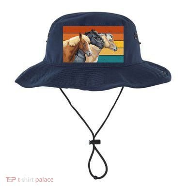 Retro Horses Lover Cute Gift Bucket Hat