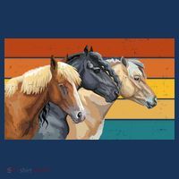 Retro Horses Lover Cute Gift Coaster thumb 2
