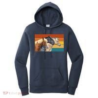 Retro Horses Lover Cute Gift Women's Hoodie thumb 0