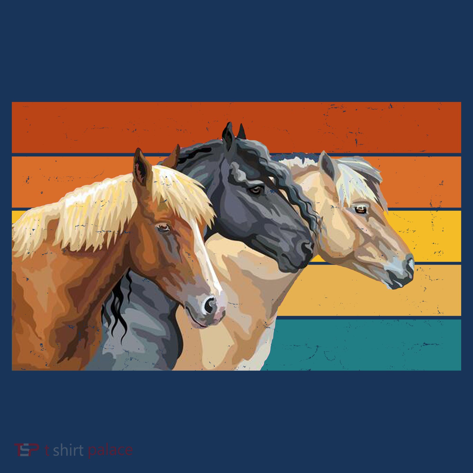 Retro Horses Lover Cute Gift Women's Hoodie